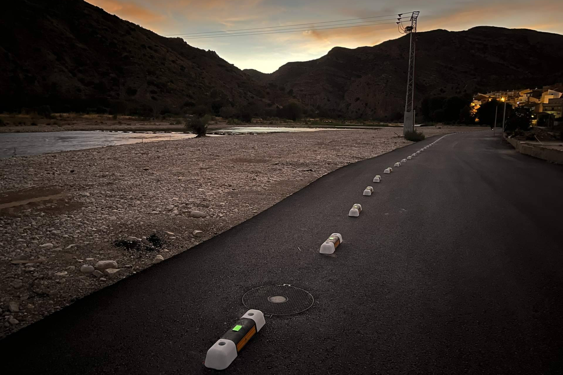 Growing adoption of Abadecom Urban’s photoluminescent bike lane separator in urban environments